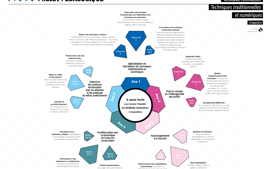 Les 5 axes et les actions du DNMADE Animation